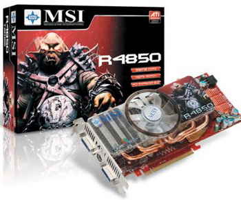 MSI R4850- T 2d512 quad pipe